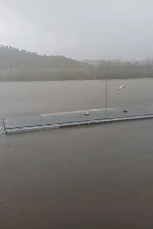 Cheias em Peso da Régua